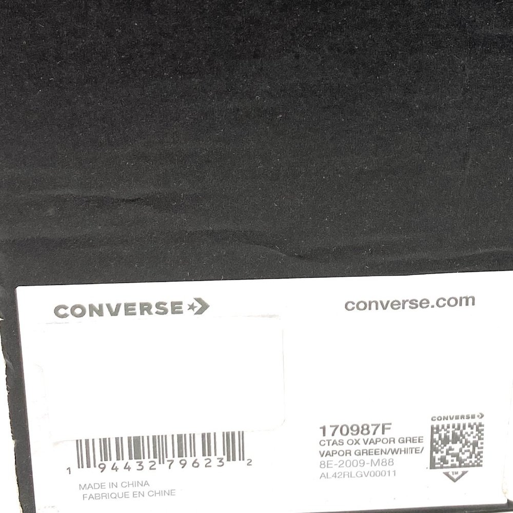 💖MEGA SALE💖Converse Chuck Ctas OX Vapor Green Low Canvas Shoes Men's 170987F - Picture 9 of 10